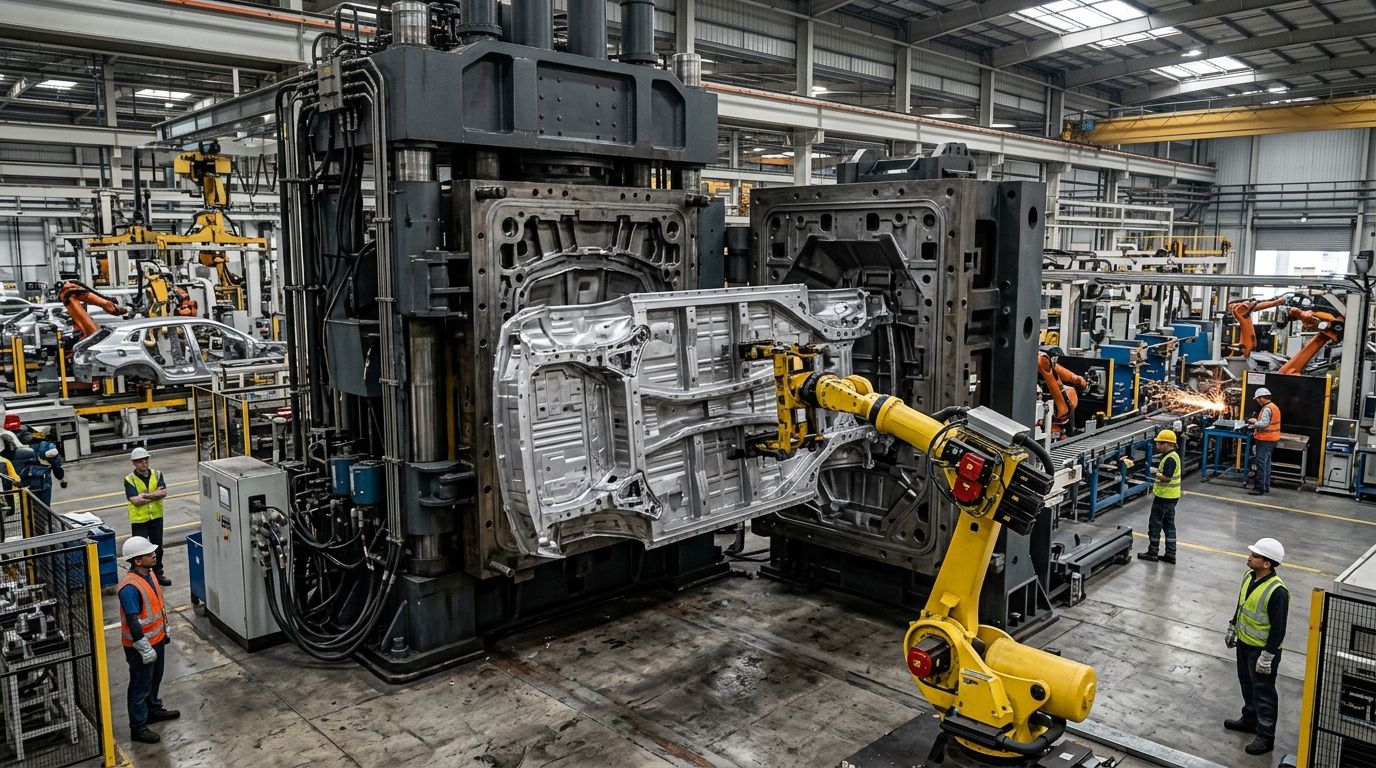 Gigacasting: Rewolucyjna technologia produkcji aut przyszłości