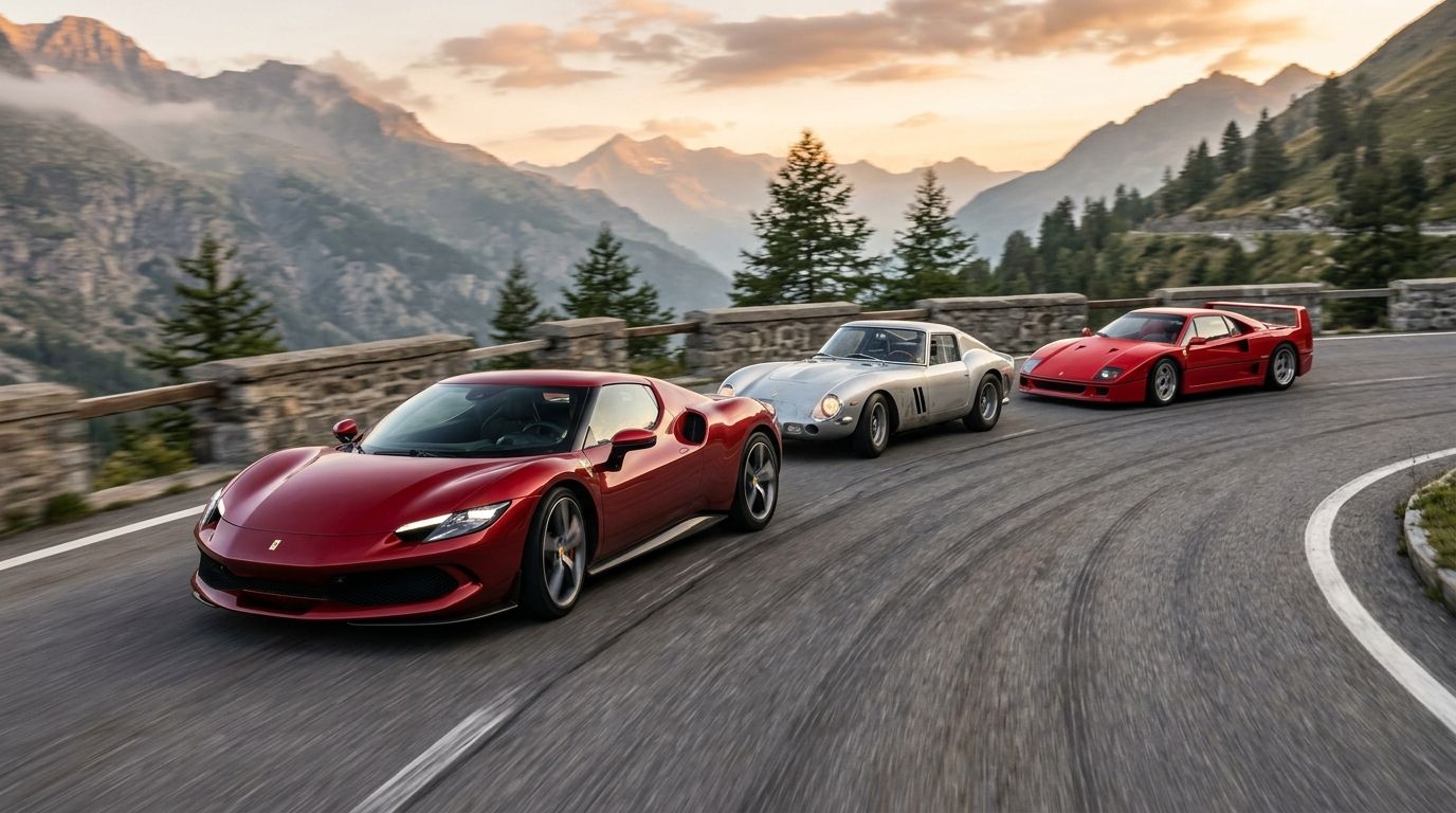 Ferrari Elettrica kontra spalinowe legendy: Czy prąd daje emocje?